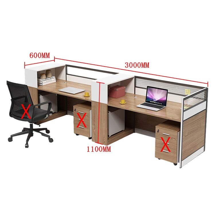 Office desk, office desk, work desk, work desk, open storage, PC storage, with top panel, with wiring hole, modern, OD-A8