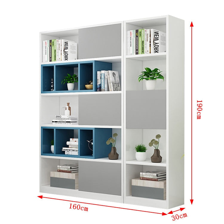 オフィス収納 収納キャビネット ファイリングキャビネット 書類整理棚 HDF エコ素材 分類収納 シンプルモダン バイカラーデザイン グレー カスタマイズ可能 SC-A20