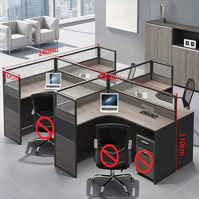 デスク オフィスデスク ワークデスク 高級感 トップパネル付き 配線孔付き ロック付き OD-A18