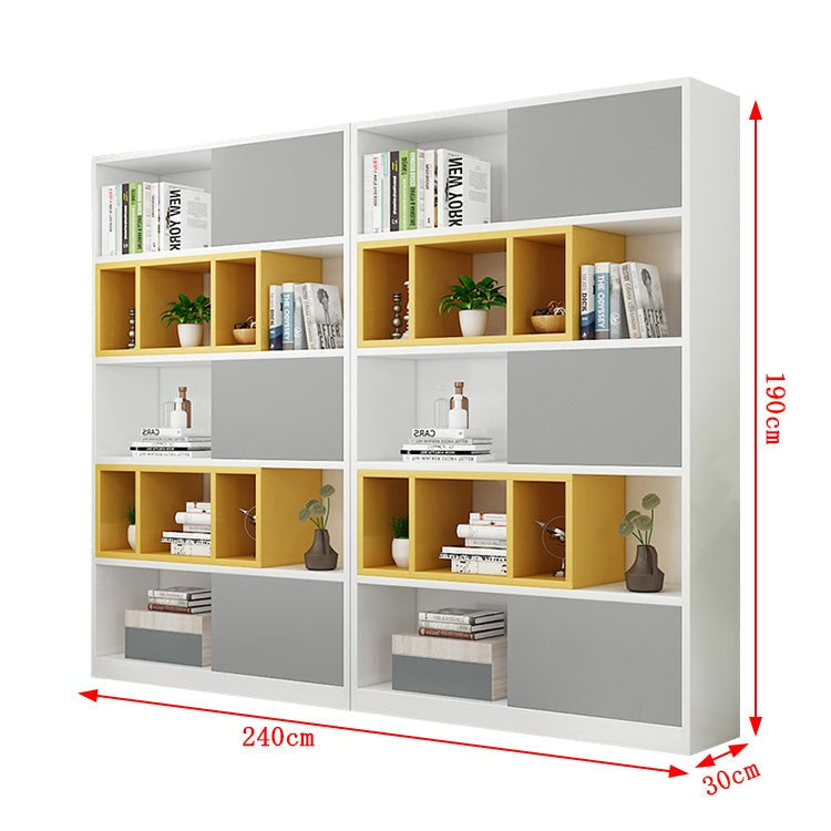 オフィス収納 収納キャビネット ファイリングキャビネット 書類整理棚 HDF エコ素材 分類収納 シンプルモダン バイカラーデザイン グレー カスタマイズ可能 SC-A20