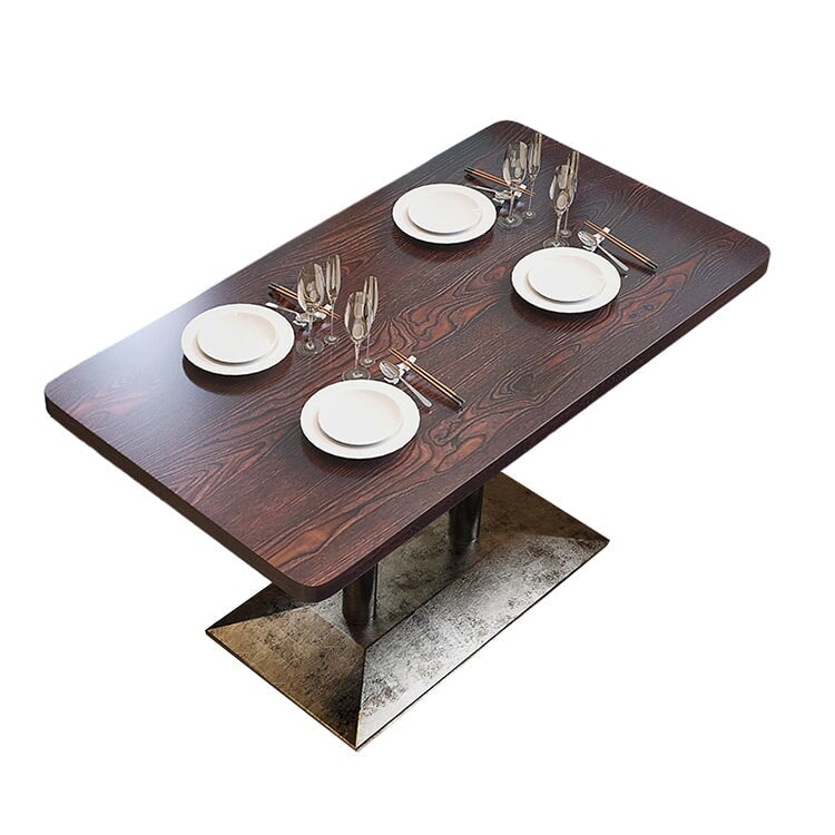 カフェテーブルセット レストラン オイルレザー生地 人工レザー 円型テーブル 1人掛け 2人掛け シック ブラウン カスタマイズ可能 CT-A26