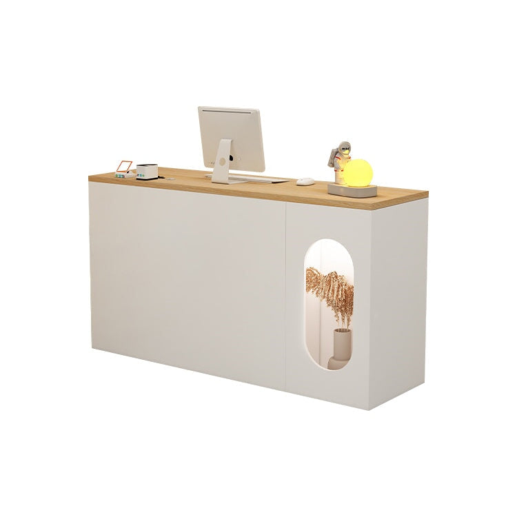 受付カウンター 受付台 レジ台 シンプルモダン 高耐荷重 高耐久性 サイドキャビネット 分類収納 ホワイト ブラウン カスタマイズ可能 RD-A10
