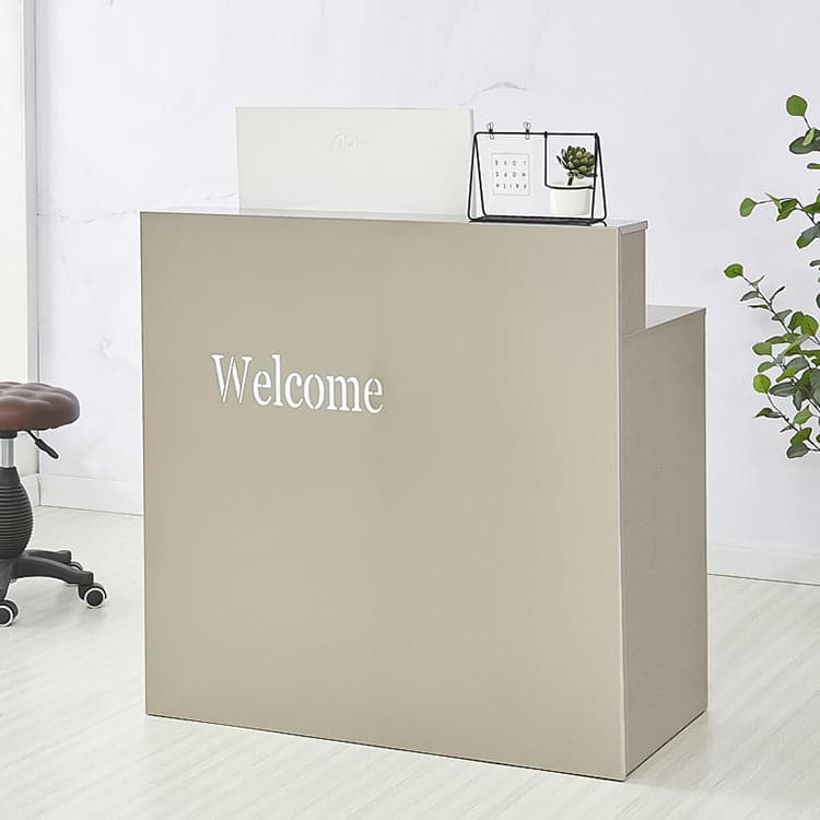 Reception counter, reception desk, entrance reception, cash register, counter, office reception, with lock, keyboard tray, RD-A31