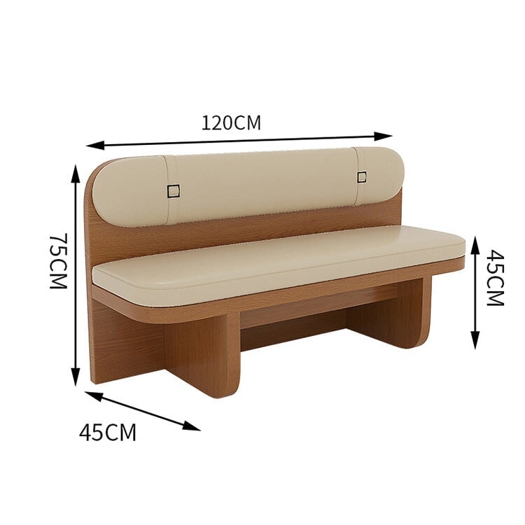 業務用ソファセット ナチュラルテイスト 高級感 おしゃれ PVCレザー生地 高密度ウレタンフォーム ベニヤ合板 メラミン化粧板 店舗用什器 店舗用家具 ナチュラル カスタマイズ可能 CT-A15