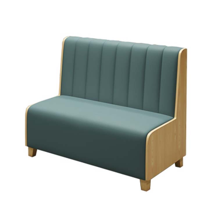 業務用家具 応接ソファー 受付ソファー オフィスソファー レストラン 木目調 高反発ウレタン エコ素材 グリーン カスタマイズ可能 CT-A2