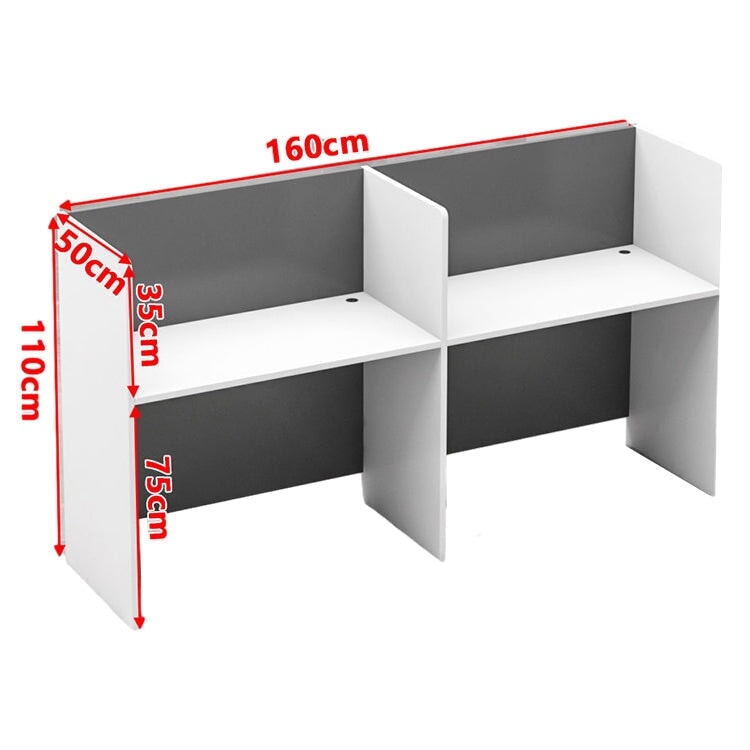 Office desk Office desk Desk space Rounded corners Leg space Eco board Particle board With top panel OD-A9