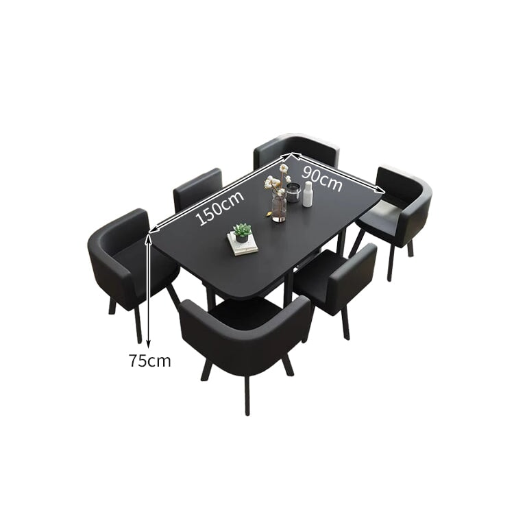 会社用 事務所用 長方形タイプ 省スペース シンプル ナチュラル ホワイトマーブル 事務机 会議テーブル 会議テーブルセット ミーティング用テーブル カスタマイズ可能 MT-A19