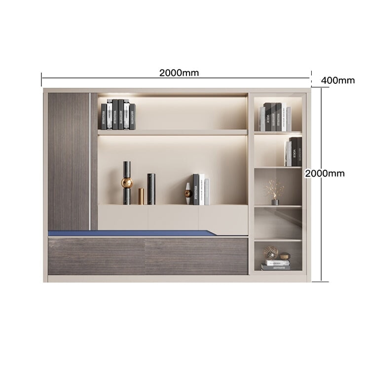 高級キャビネット オフィスキャビネット ファイリングキャビネット 木製書庫 書類整理棚 メラミン化粧板 無臭無害 傷・汚れに強い お手入れ簡単 高級感 シャンパン SC-A11
