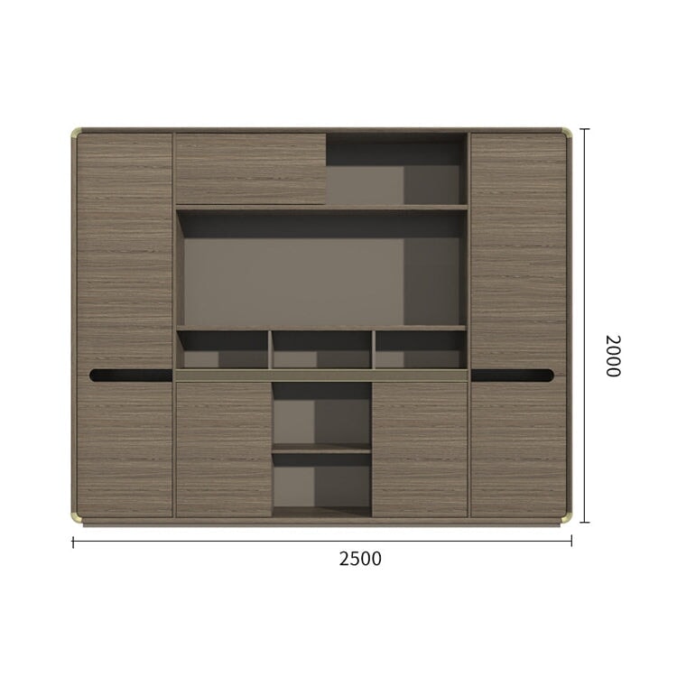 木目調キャビネット オフィスキャビネット ファイリングキャビネット 木製書庫 書類整理棚 分類収納 シック 優しい木目調 ワニス塗装 ブラウン カスタマイズ可能 SC-A15