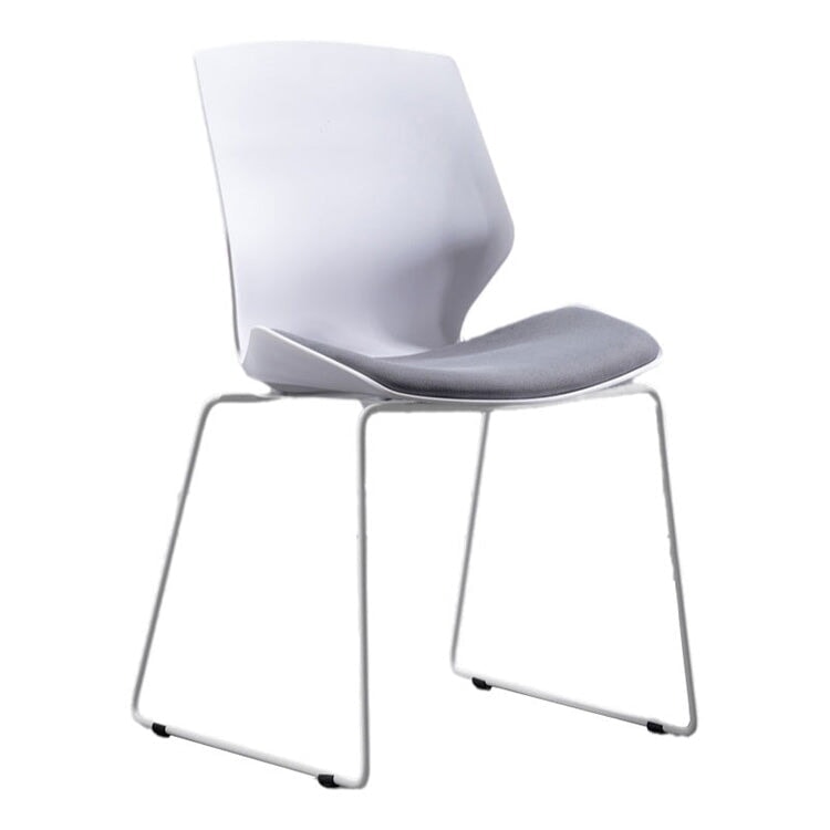 Office chair, stackable, space-saving, cotton linen fabric, urethane foam, ergonomic, reinforced frame, OC-A32