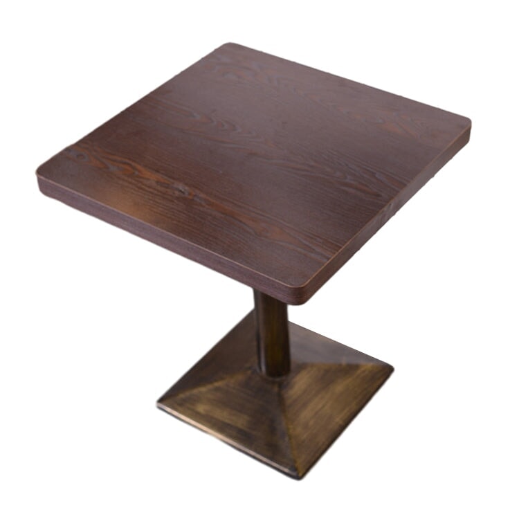 カフェテーブルセット レストラン オイルレザー生地 人工レザー 円型テーブル 1人掛け 2人掛け シック ブラウン カスタマイズ可能 CT-A26