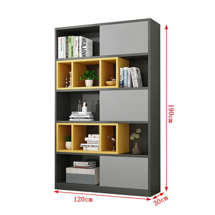 オフィス収納 収納キャビネット ファイリングキャビネット 書類整理棚 HDF エコ素材 分類収納 シンプルモダン バイカラーデザイン グレー カスタマイズ可能 SC-A20