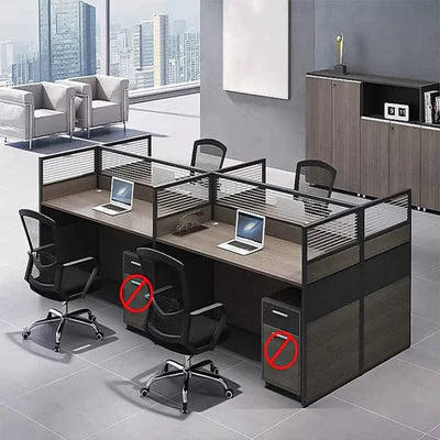 デスク オフィスデスク ワークデスク 高級感 トップパネル付き 配線孔付き ロック付き OD-A18