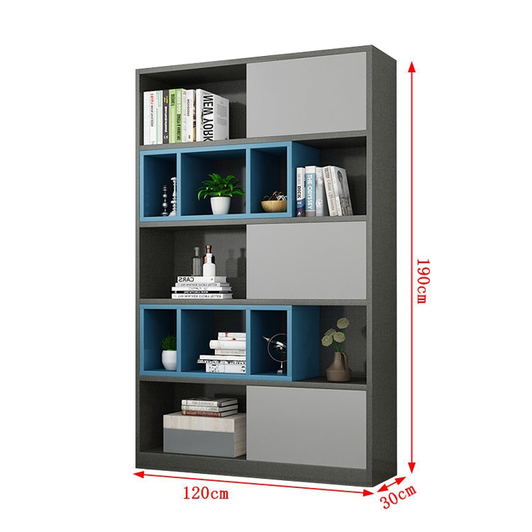 オフィス収納 収納キャビネット ファイリングキャビネット 書類整理棚 HDF エコ素材 分類収納 シンプルモダン バイカラーデザイン グレー カスタマイズ可能 SC-A20