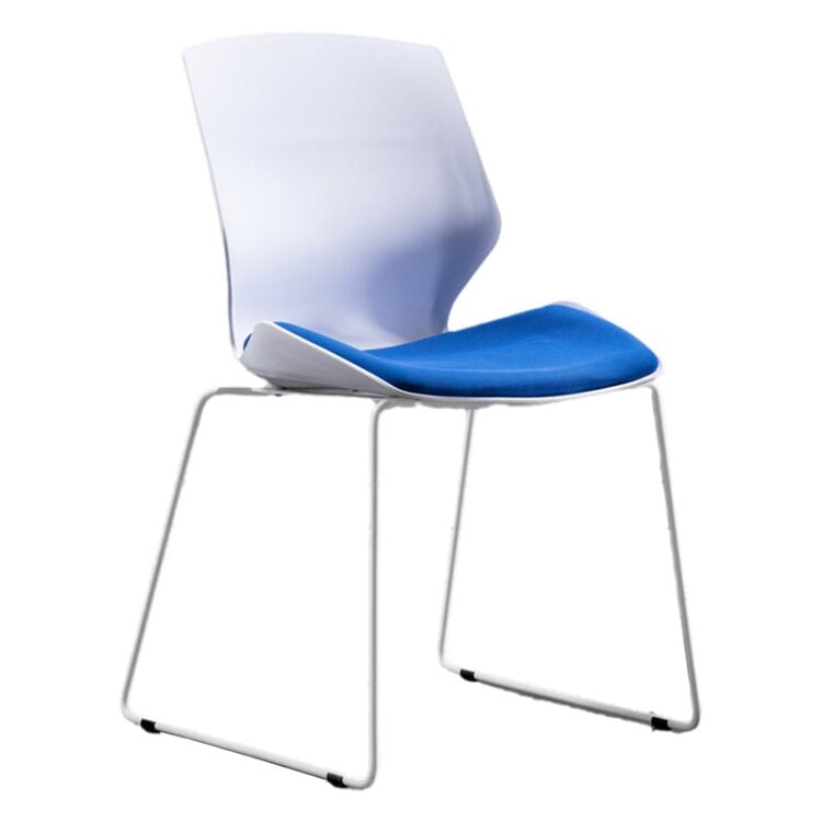 Office chair, stackable, space-saving, cotton linen fabric, urethane foam, ergonomic, reinforced frame, OC-A32