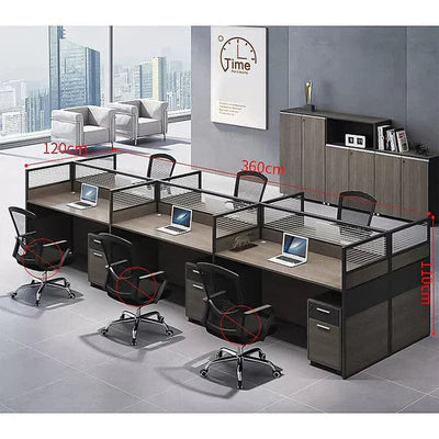 デスク オフィスデスク ワークデスク 高級感 トップパネル付き 配線孔付き ロック付き OD-A18