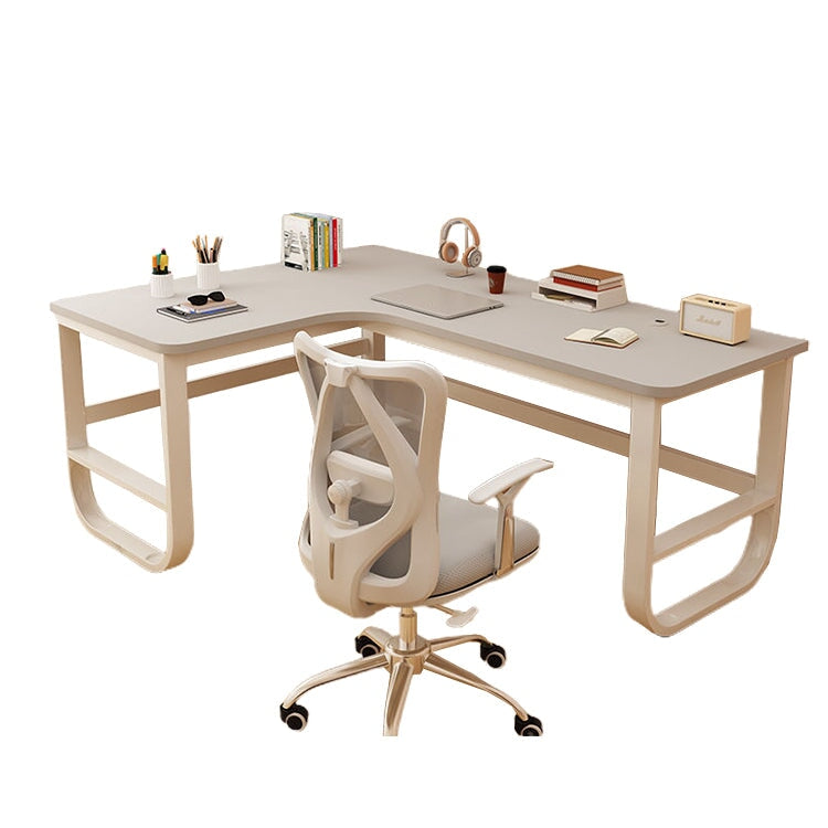Desk Work Desk L-shaped Desk Steel Frame Plastic Parts Melamine Veneer Wide Leg Space L-shaped Legs CD-A5