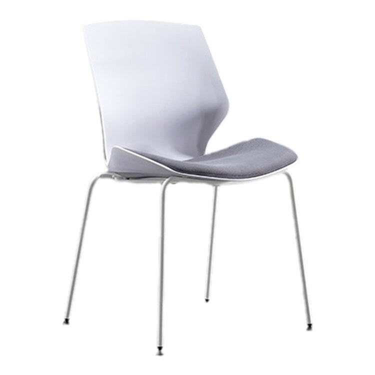 Office chair, stackable, space-saving, cotton linen fabric, urethane foam, ergonomic, reinforced frame, OC-A32