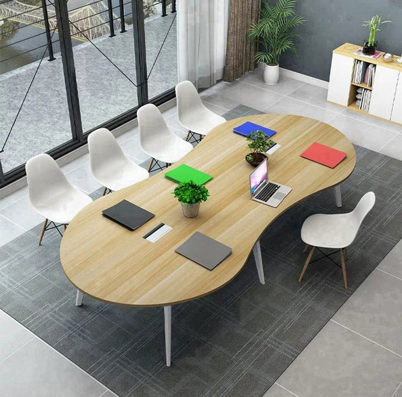 Meeting table, large conference table, office desk, natural, MT-A10
