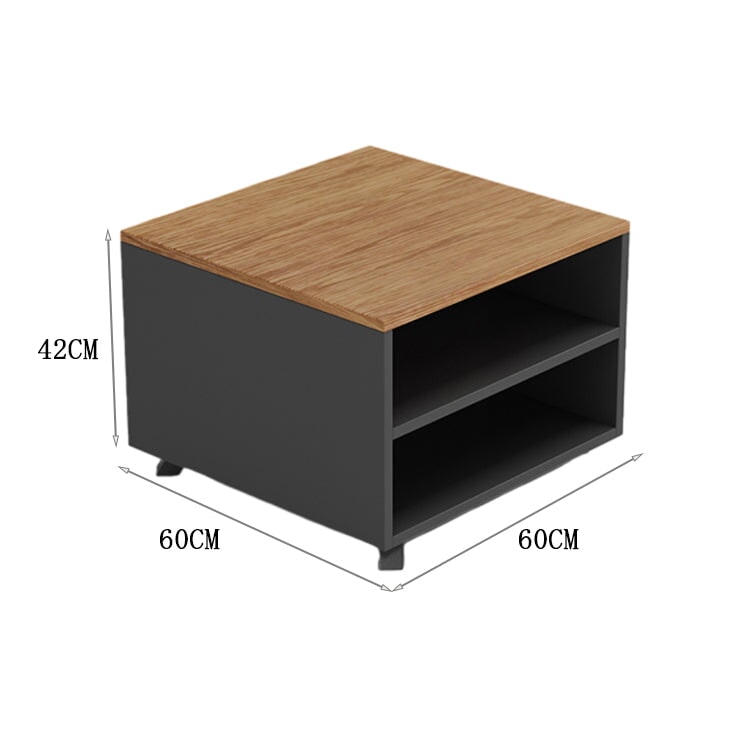 Sofa Office Sofa Reception Sofa Reception Nappa Leather High Density Urethane Foam Simple Steel Legs Solid Wood Gray Customizable OS-A7