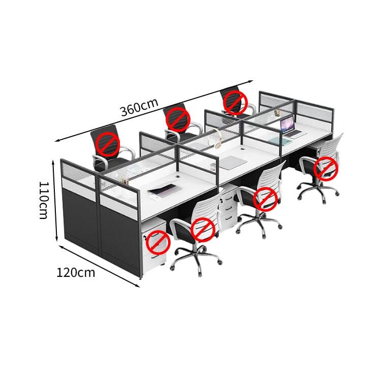 Office desk, desk, free combination desk, with cabinet, with chair, office desk OD-A33