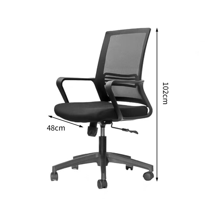 Office desk, computer desk, clerical desk, with wiring holes, combination lock, panel legs, storage with door, simple, gray, customizable OD-A31