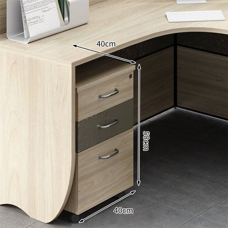 Office desk, stylish, natural taste, melamine laminate, tabletop partition, wiring hole, simple design, natural, customizable, OD-A27