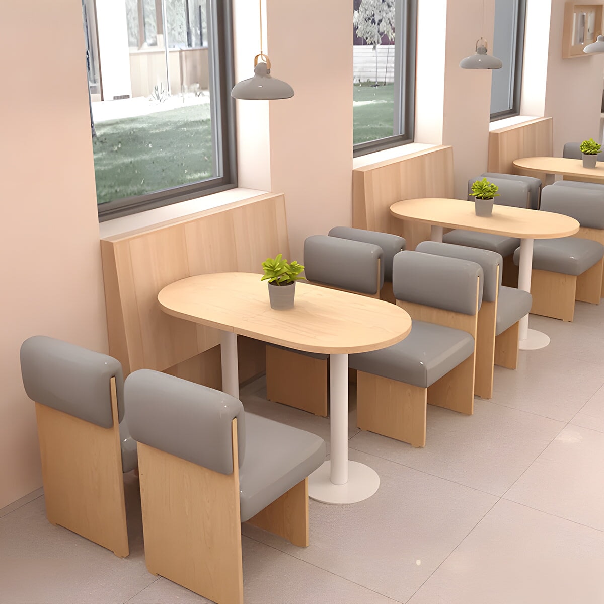 リビング応接セット 業務用 店舗用 木目調 ナッパレザー生地 高密度ウレタンフォーム 木製 収納スペース ダークグレー カスタマイズ可能 CT-A28