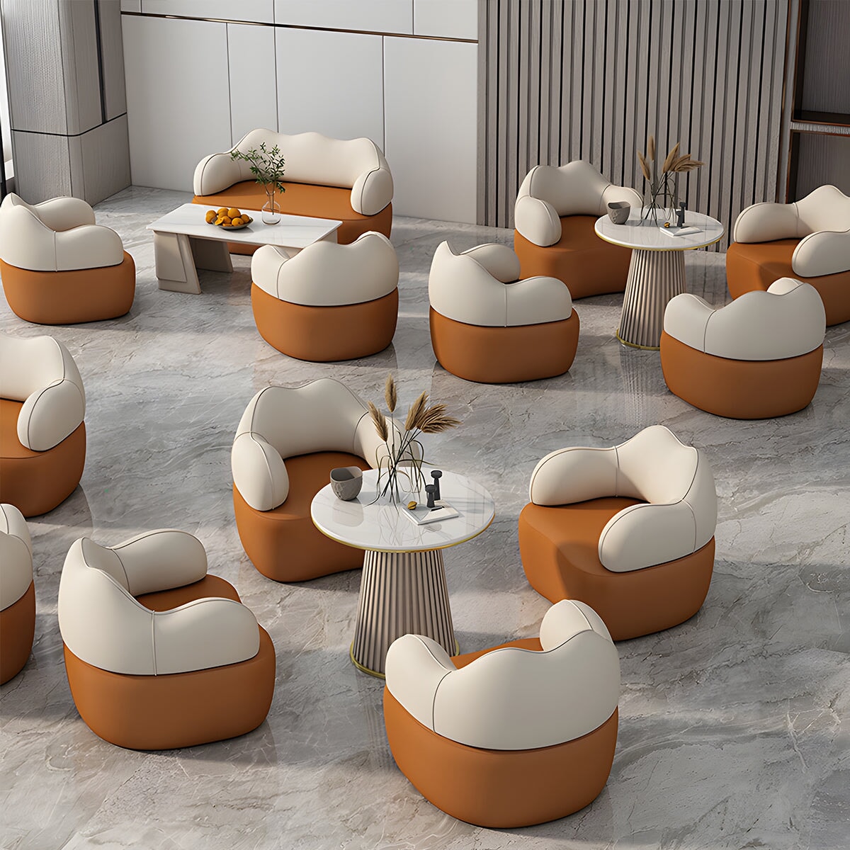 応接ソファ 柔らか 快適 心地よい 人間工学 PUレザー生地 耐久 耐水 高密度ウレタン ソファ おしゃれ カスタマイズ可能 CT-A7