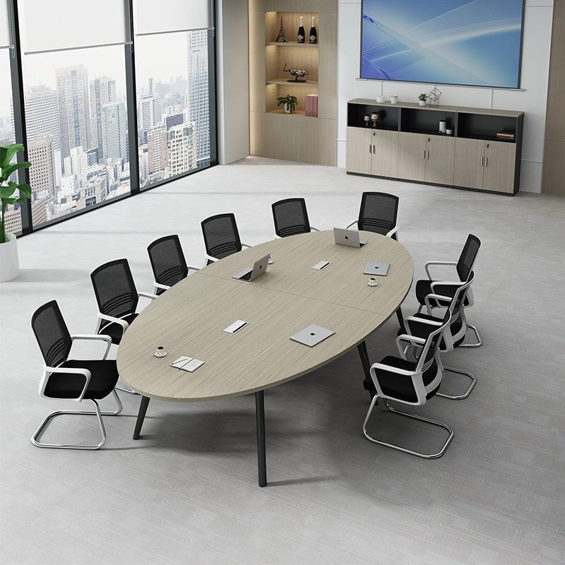 Conference Table Meeting Table Oval Conference Table Table Office Table Customizable MT-A13
