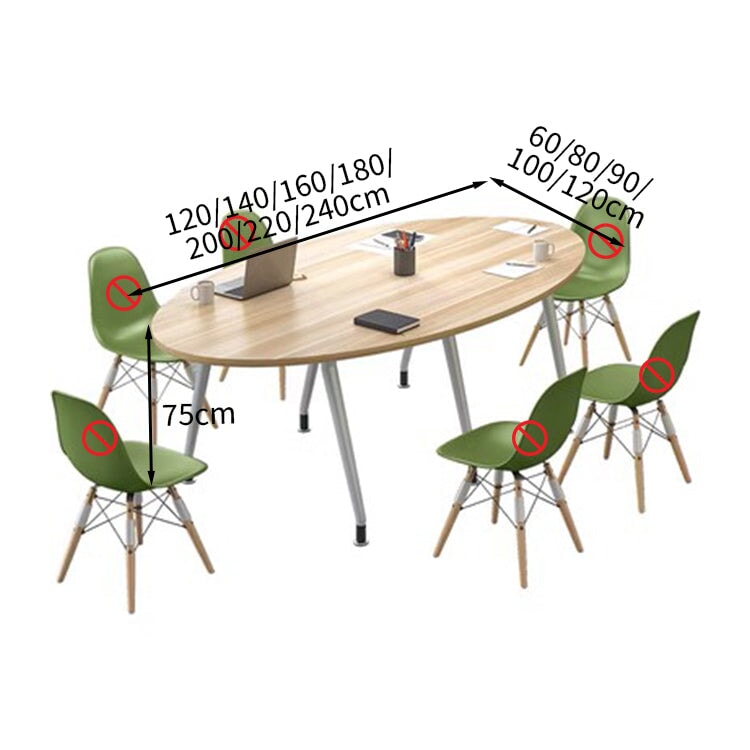 角丸 丸い天板 鋼製脚 エッジ仕上げ 会議テーブル ミーティングテーブル オフィスデスク 会議室 業務用 ミニマリズム ホワイト カスタマイズ可能 MT-A28