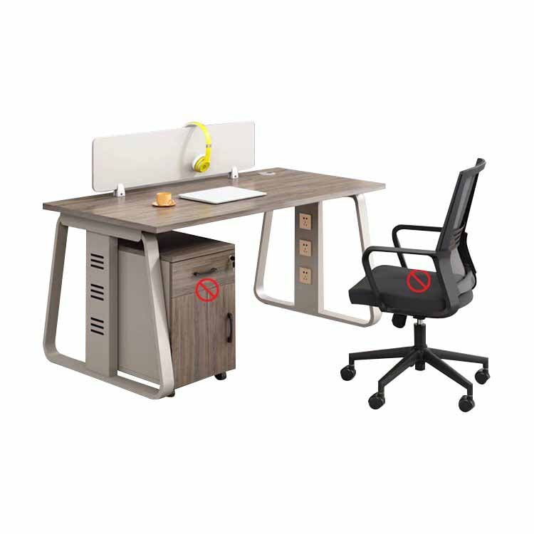 Office desk, office desk, work desk, study desk, with top panel, lock, wiring hole, side wagon, casters OD-A16