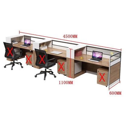 Office desk, office desk, work desk, work desk, open storage, PC storage, with top panel, with wiring hole, modern, OD-A8 