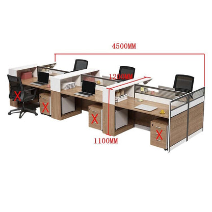 Office desk, office desk, work desk, work desk, open storage, PC storage, with top panel, with wiring hole, modern, OD-A8 