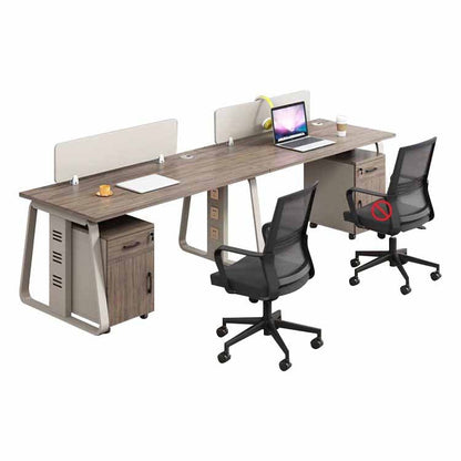 Office desk, office desk, work desk, study desk, with top panel, lock, wiring hole, side wagon, casters OD-A16