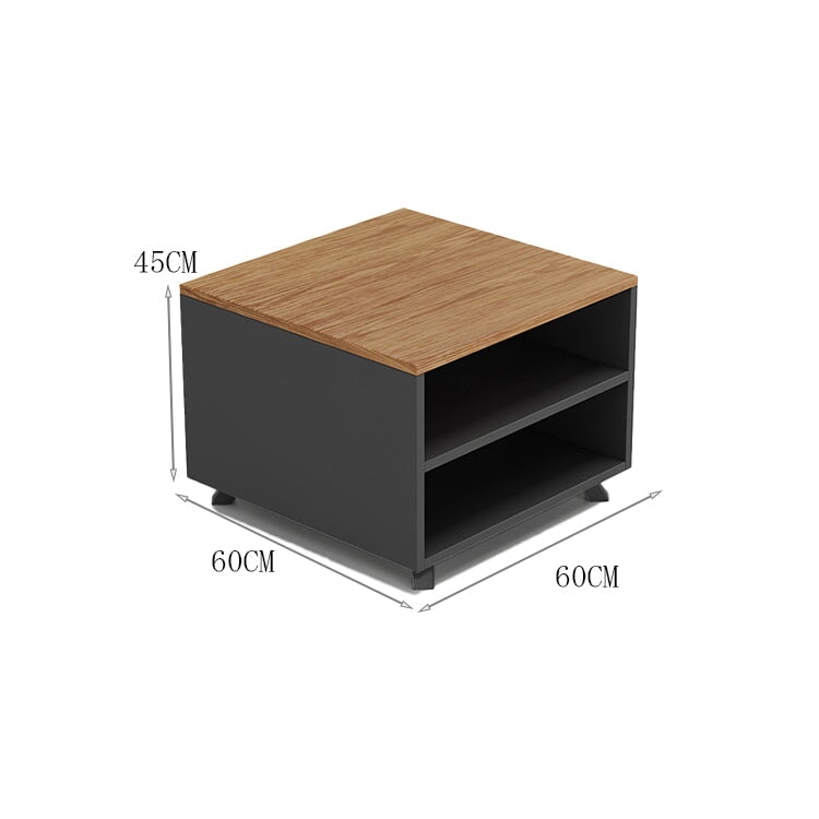 Sofa Office Sofa Reception Sofa Synthetic Leather Fabric Natural Wood Frame High Density Urethane Foam Steel Legs Black Light Customizable OS-A10 