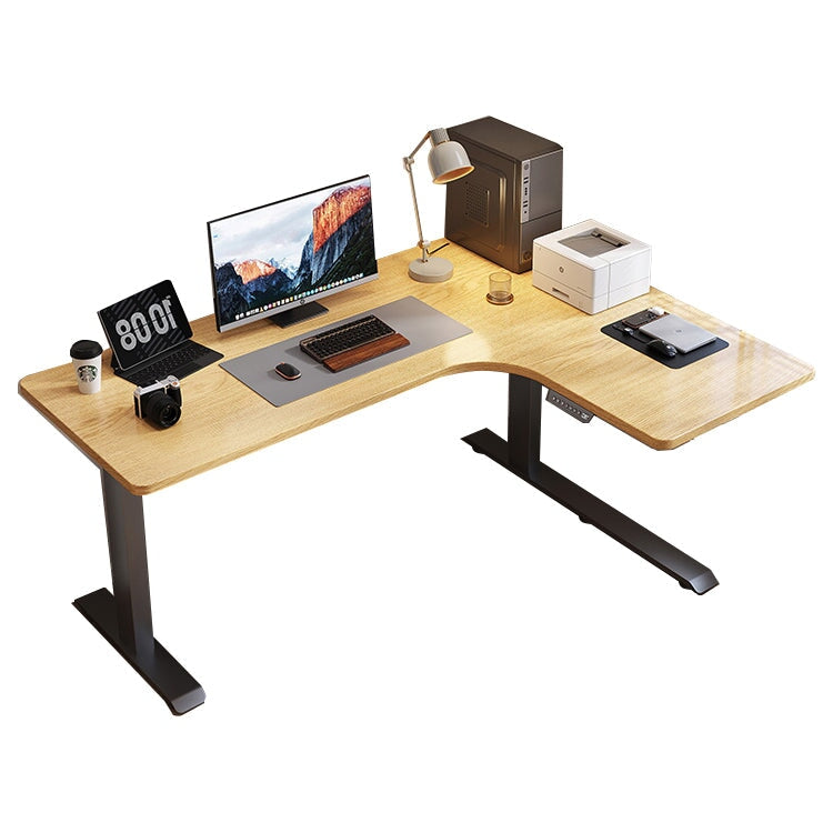 昇降 式 テーブル　デスク　昇降デスク　パソコンデスク　作業用　電動　Ｌ字型　ゆとり　エコ板材　操作簡単　メモリ　セーフティー機能　静音　角丸加工　配線穴　アジャスター　実用　便利　HAD-A6