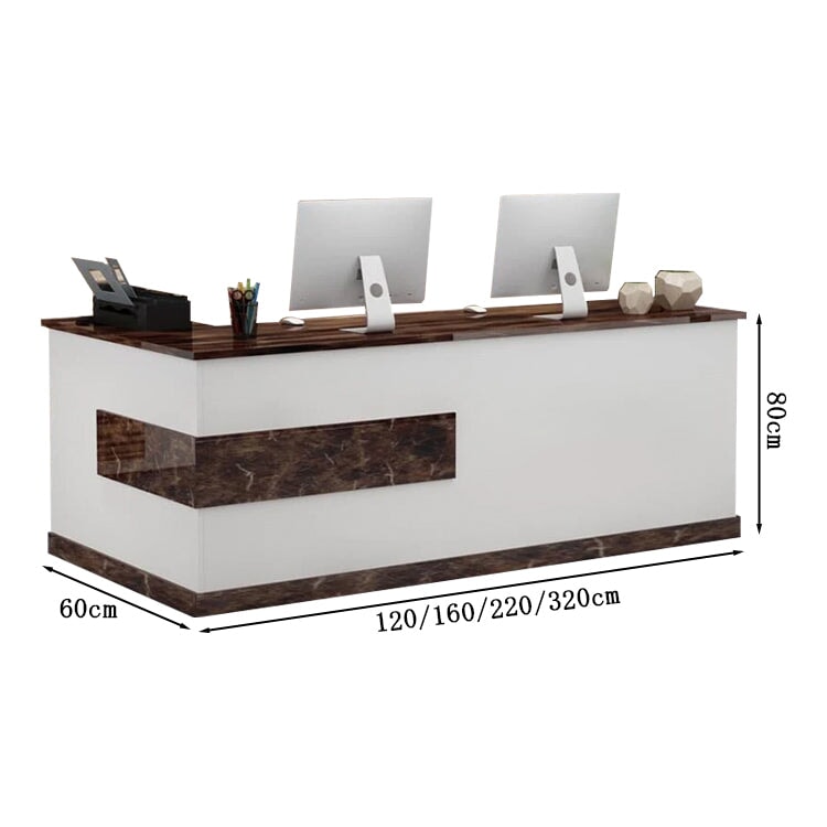 Reception counter, L-shaped counter, stylish reception desk, office reception, entrance reception, 120cm, 160cm, 180cm, 220cm, RD-A1