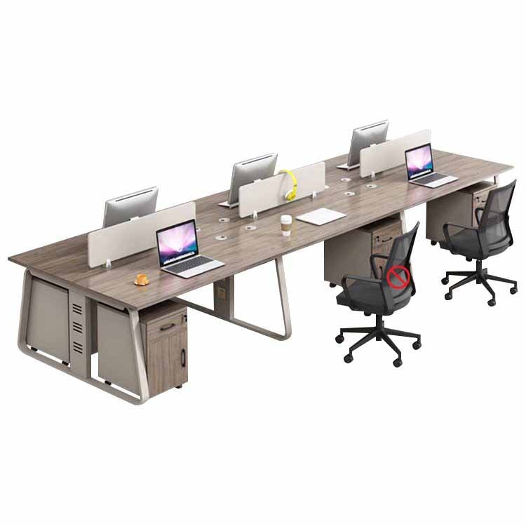 Office desk, office desk, work desk, study desk, with top panel, lock, wiring hole, side wagon, casters OD-A16