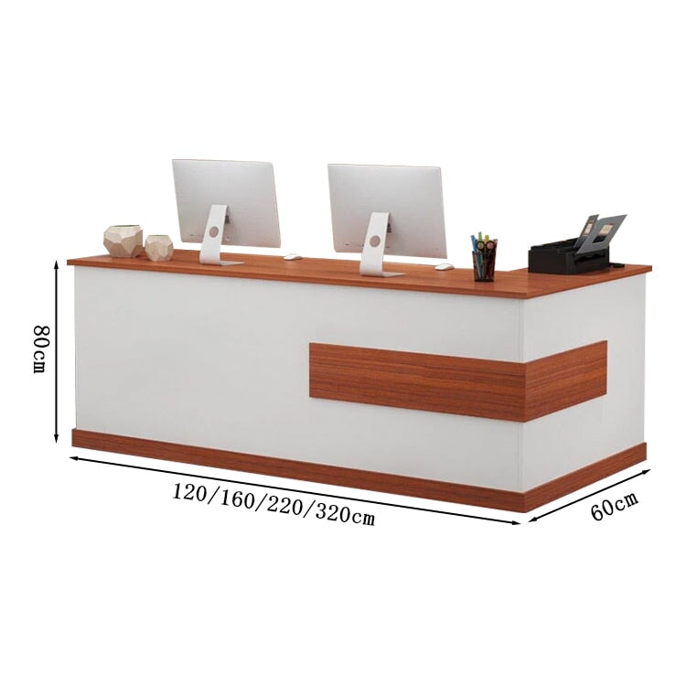 Reception counter, L-shaped counter, stylish reception desk, office reception, entrance reception, 120cm, 160cm, 180cm, 220cm, RD-A1