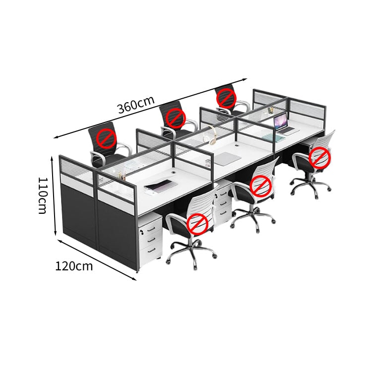 Office desk, desk, free combination desk, with cabinet, with chair, office desk OD-A33 