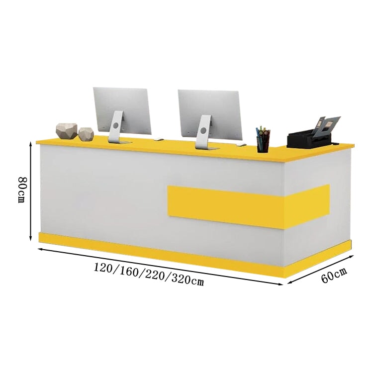 Reception counter, L-shaped counter, stylish reception desk, office reception, entrance reception, 120cm, 160cm, 180cm, 220cm, RD-A1