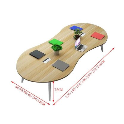 Meeting table, large conference table, office desk, natural, MT-A10 