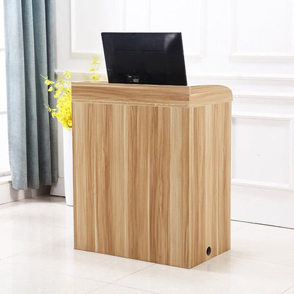 Reception counter, reception desk, cash register counter, counter, office reception, drawer, PC storage, rack, built-in cord hole, pedestal structure, RD-A40 