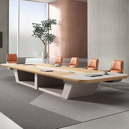 Conference table, meeting table, rectangular table, working desk, rounded corners, luxurious, solid, modern, customizable MT-A25