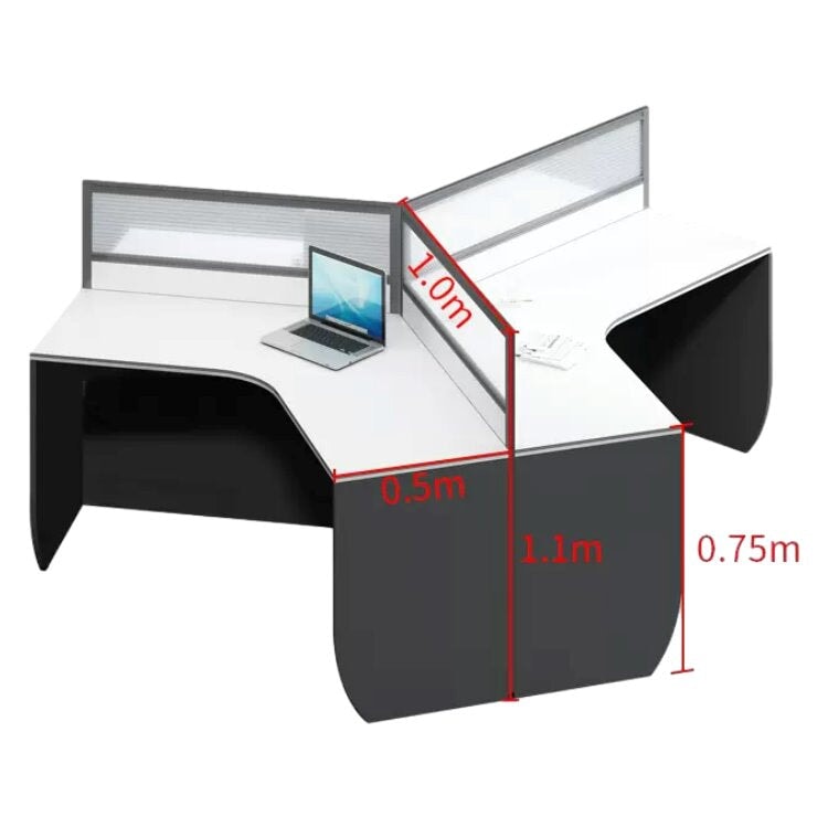 Office desk, work desk, work desk, panel legs, top panel, eco-friendly board, wiring hole, file wagon, casters, OD-A17 