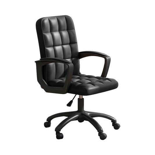 Chair Office chair Work chair Office chair Work chair Chair Swivel chair Leather upholstery Armrests High density urethane foam Seat base Gas cylinder Nylon Simple Modern OC-A29