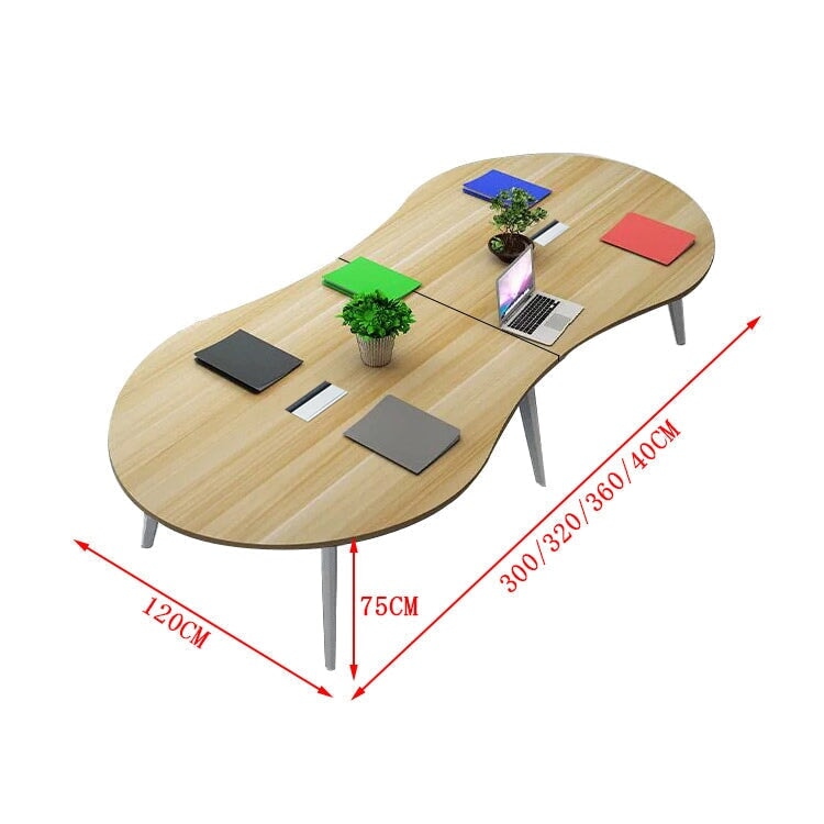 Meeting table, large conference table, office desk, natural, MT-A10 