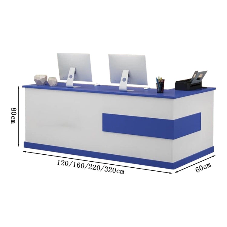 Reception counter, L-shaped counter, stylish reception desk, office reception, entrance reception, 120cm, 160cm, 180cm, 220cm, RD-A1