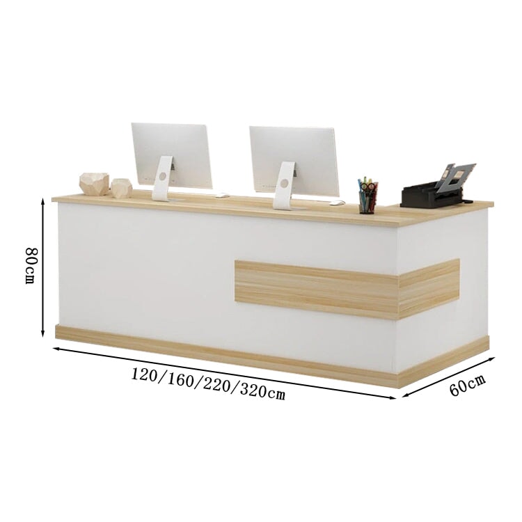 Reception counter, L-shaped counter, stylish reception desk, office reception, entrance reception, 120cm, 160cm, 180cm, 220cm, RD-A1